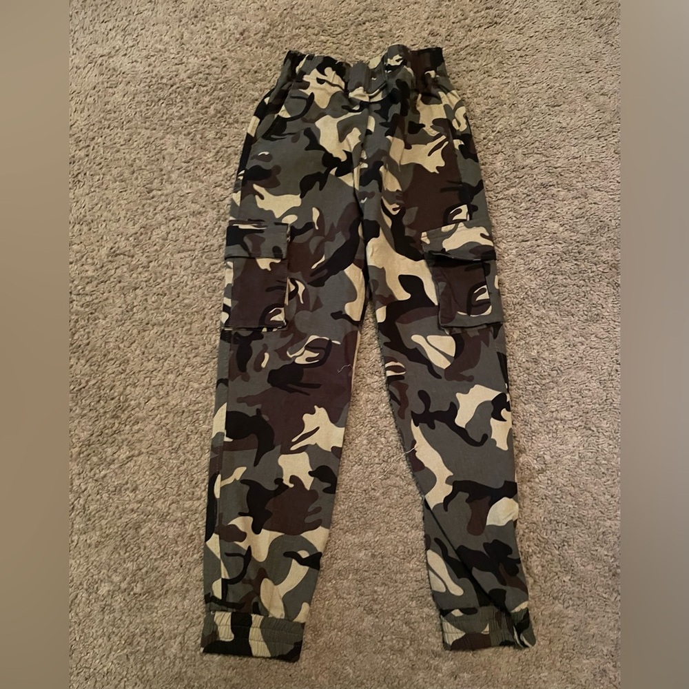 Kids Camouflage Cargo Pants